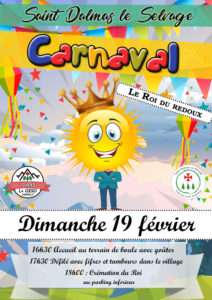 Dimanche 19 février – Carnaval de Saint Dalmas