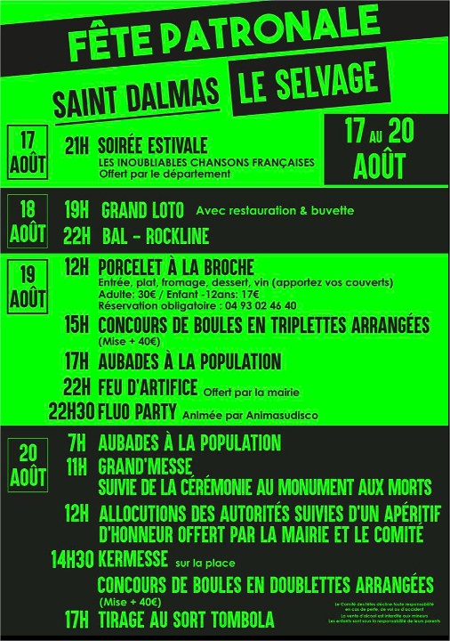 affiche fête