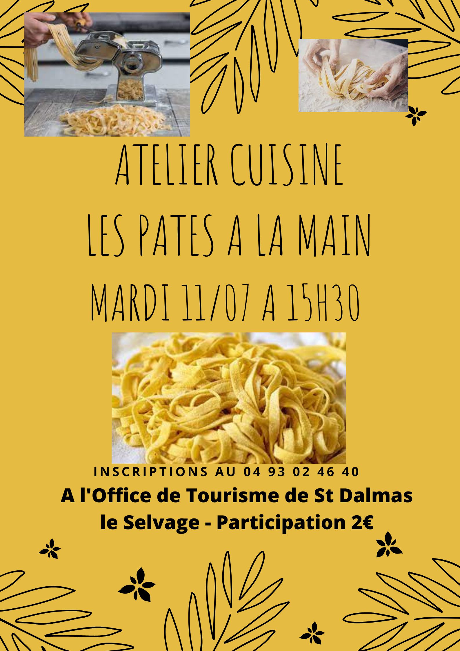 ATELIER cuisine pâtes à la main