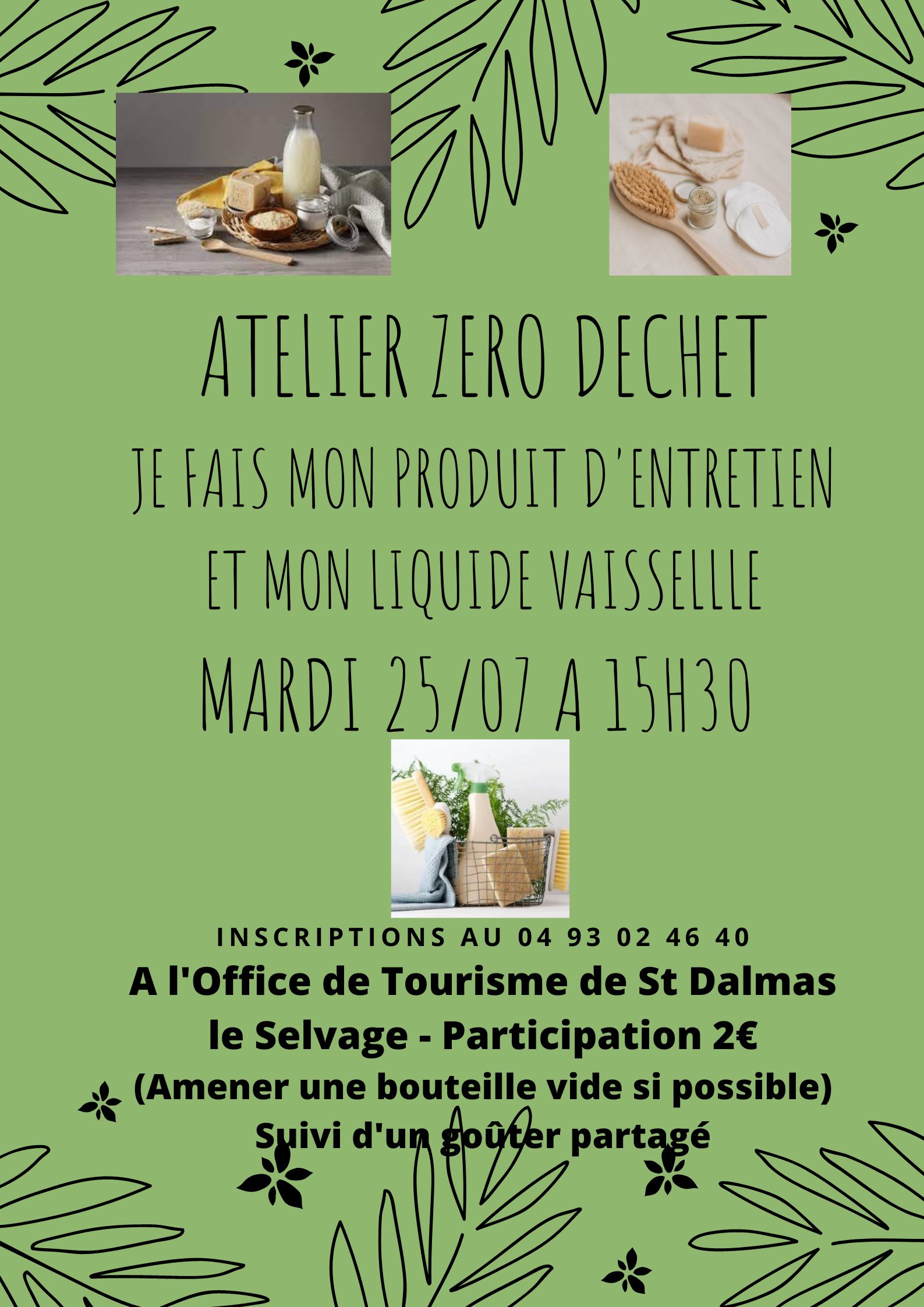 ATELIER ZERO DECHET JE FAIS mon liquide vaisselle