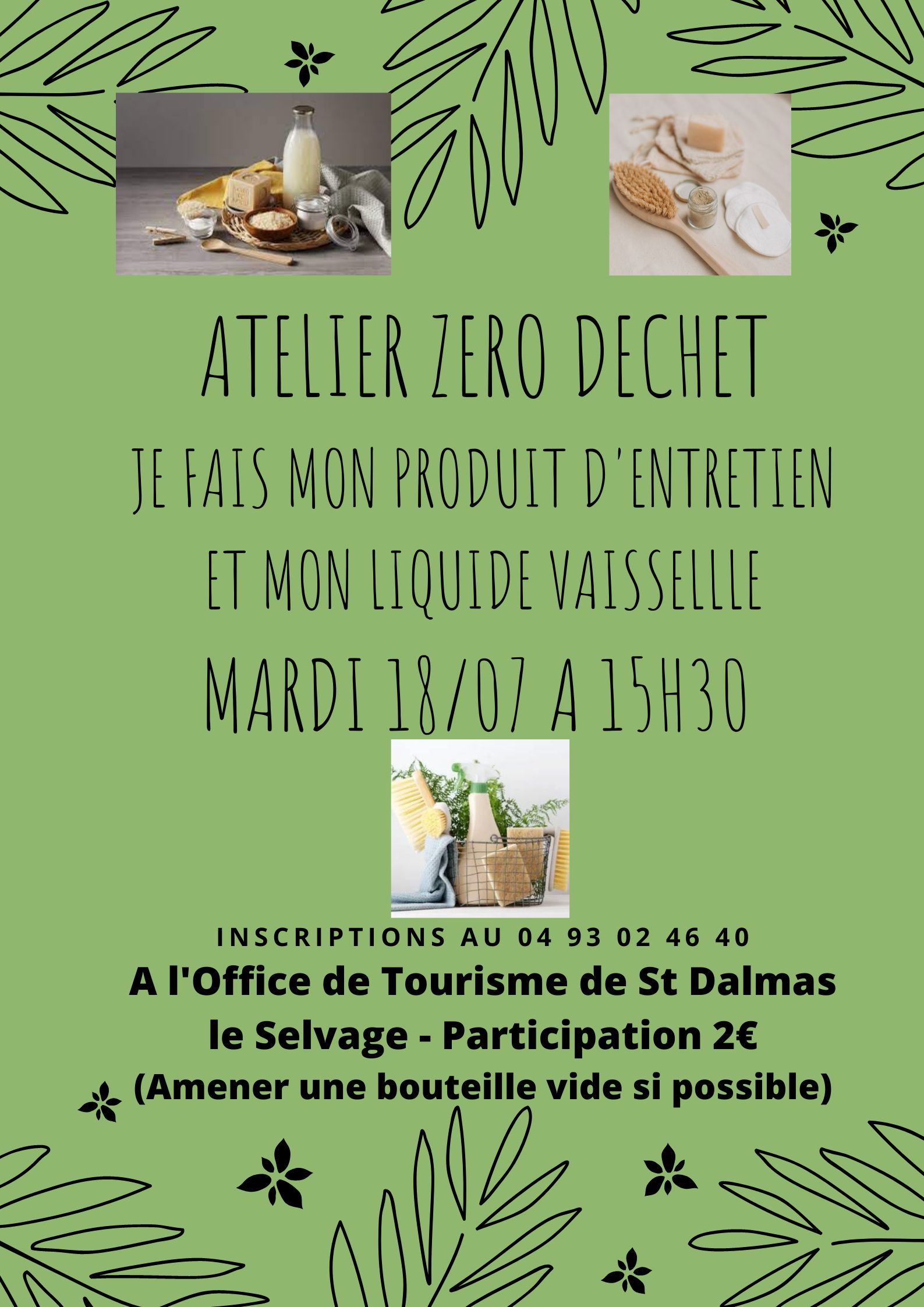 ATELIER ZERO DECHET JE FAIS mon produit écologique