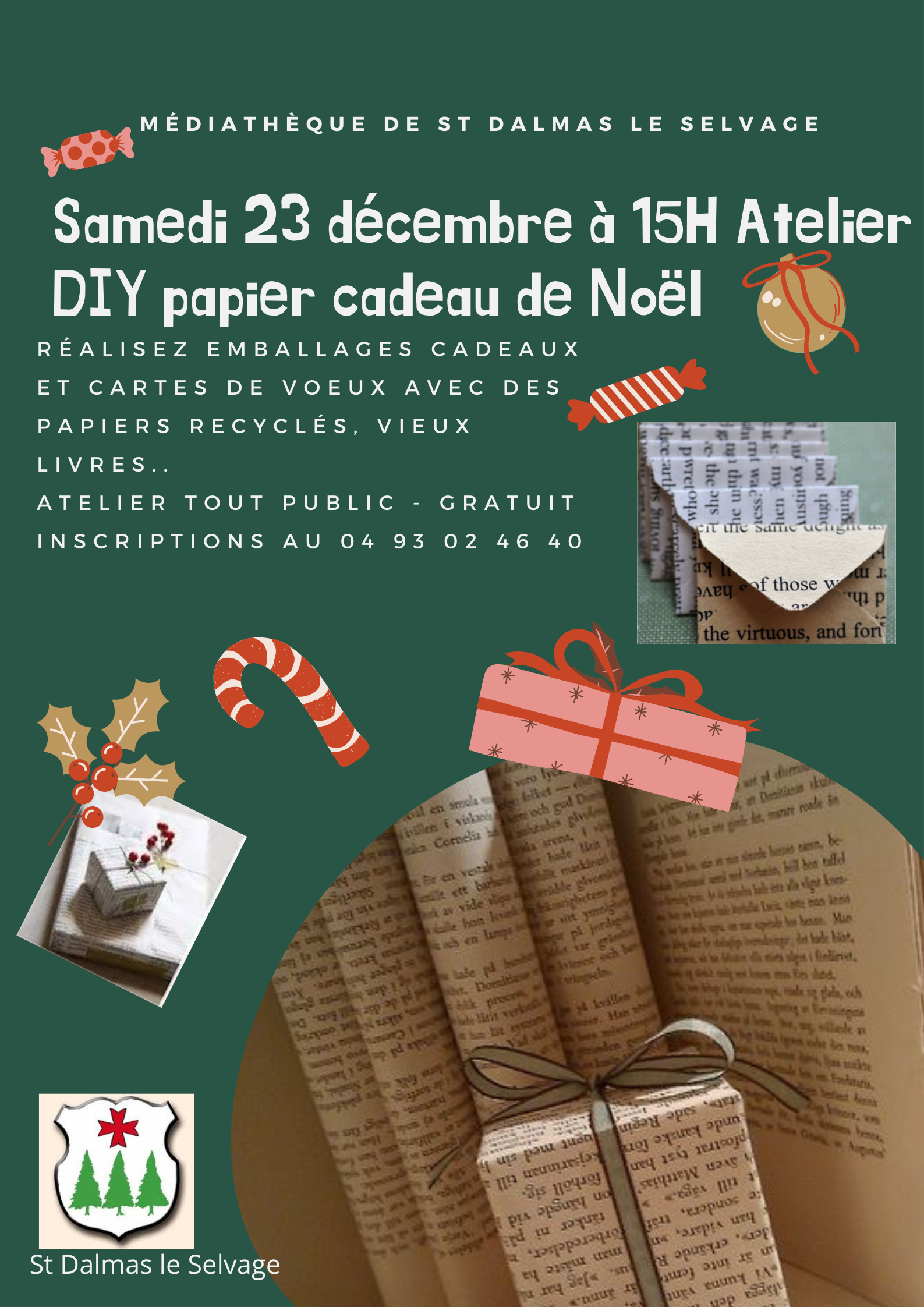 DIY papier cadeau de Noël